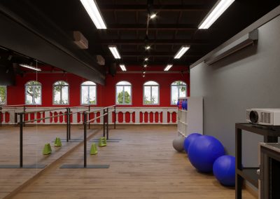 Dance Studio Dance Area Window